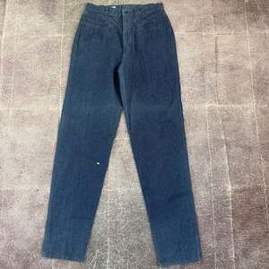 Women's Vintage 90's Rocky Mountain Jean Co Dark Blue Denim Mom Jeans Sz 32 X 36